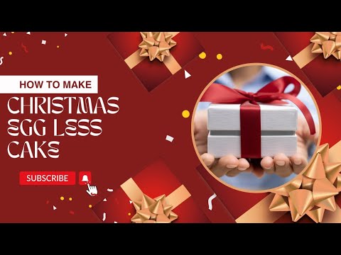 Christmas eggles plum cake || 2024 Cake making at home ||