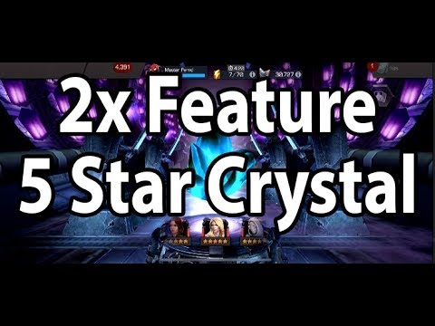 2x 5 Star Featured Crystals | marvel contest of champions