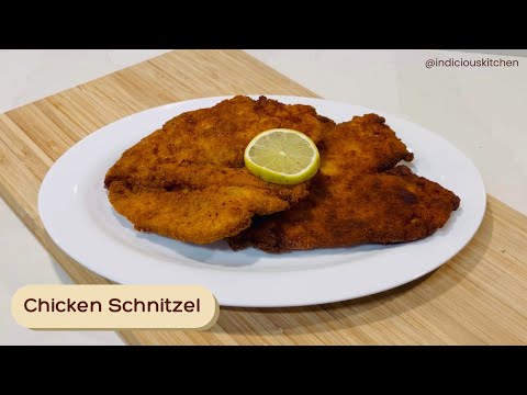 Chicken Schnitzel | Crispy and Tender Chicken Schnitzel Recipe | How to Make Chicken Schnitzel