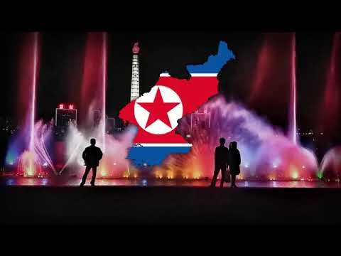 "We will travel one road forever" - North Korean patriotic song