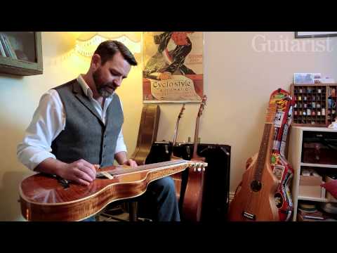 Martin Harley: beginner's slide guitar/lap steel lick lesson with bass line