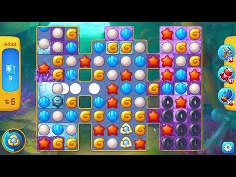 Fishdom 6438 Level - 20 moves - NO BooSTERS