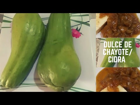 DULCE DE CHAYOTE /CIDRA /YOTA @RecetasConMamá