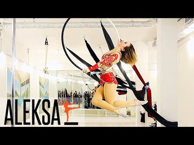 Танец на кольце - акробатика на кольце. Воздушная гимнастика. Влада Кушнир, тренер Aleksa Studio Танец на кольце - акробатика на кольце. Воздушная гимнастика. Влада Кушнир, тренер Aleksa Studio