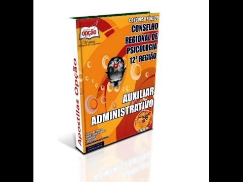 Apostila CRP-SC 12ª Região 2015 - Auxiliar Administrativo