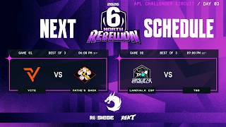 【決勝戦】APL Challenger Circuit 2026―North Rebellion ―STAGE2 PlayOff FINAL