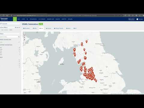 ENWL open data portal walkthrough