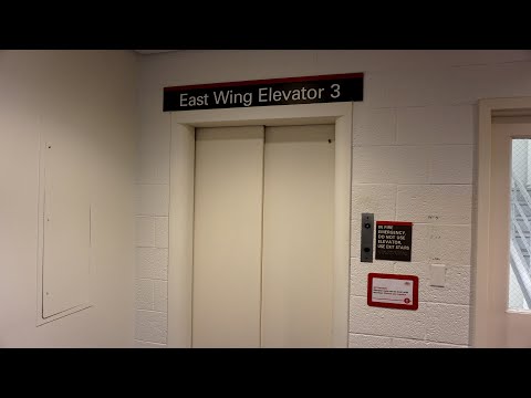 Amazing original 1953 OTIS traction elevator @ D. H. Hill Jr. Library, Raleigh, NC