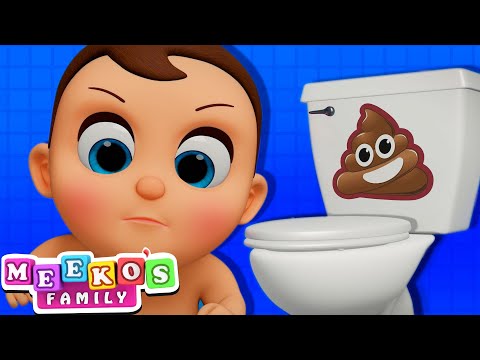 Poo Poo Potty Song 😻🤪💩 (Meeko's Potty Training) | Fun Learning Songs and Rhymes | Meeko's Family