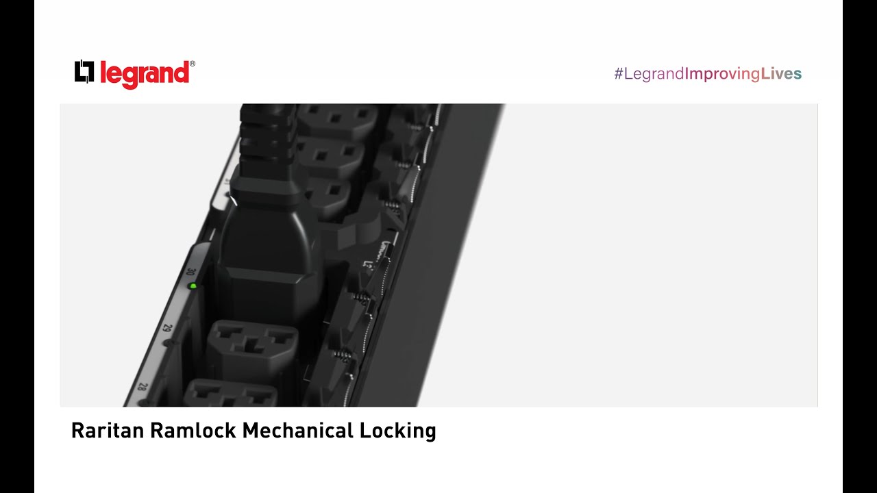 Raritan Ramlock: Robust Mechanical Outlet Locking for Maximum Security