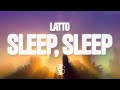 Latto Sleep Sleep Lyrics