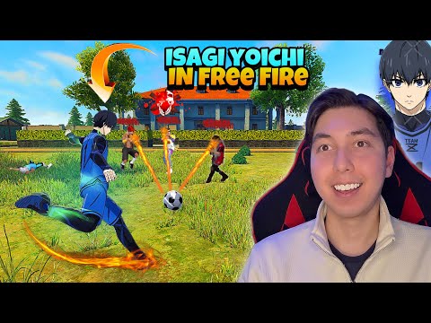 ISAGI YOICHI IN FREE FIRE🗿- Free Fire X Blue Lock + Gameplay 🥶