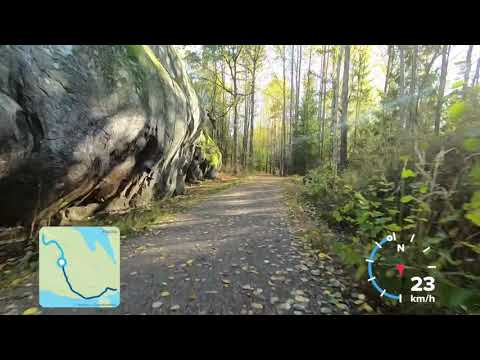 Glimpses of gravel around Älta and Flaten