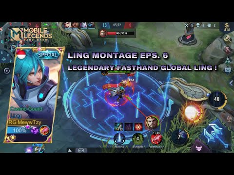 LING MONTAGE EPS. 6 VIZZZ AGRESIF GAMEPLAY - MOBILE LEGENDS