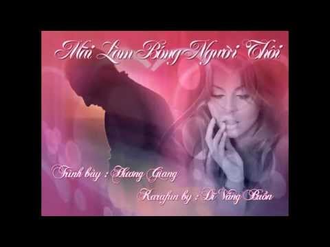 Mãi làm bóng người thôi Sheet - Hương Giang