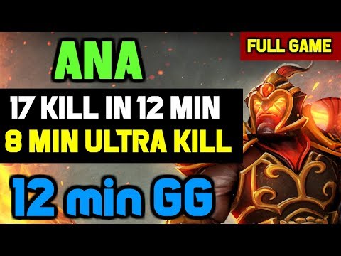 OMG! Ana MONSTER mode Ember Spirit party game with OG