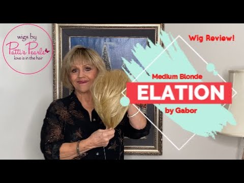 Elation by Gabor in Medium Blonde - Wigs by Patti's Pearls Wig Review