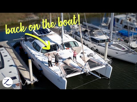 We left our boat for 6 MONTHS, but now WE'RE BACK! (Ep 345)