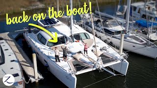 We left our boat for 6 MONTHS, but now WE'RE BACK! (Ep 345)