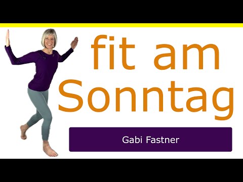 😊 16 min. fit am Sonntag | aktiv und im Gleichgewicht, Kräftigung & Cardio, ohne Geräte, im Stehen