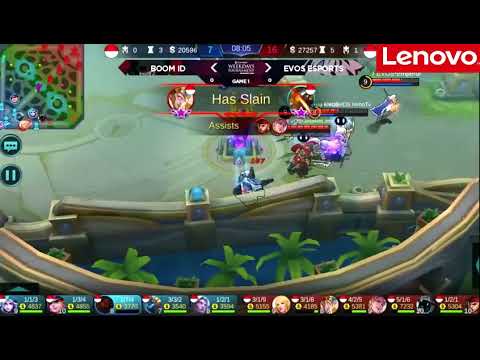 WEEKDAYS TOURNAMENT  EVOS vs BoomID | GAME 1