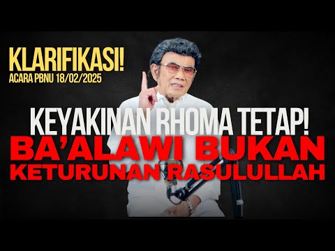 BISIKAN RHOMA # 159: MENGULAS ACARA DI PBNU 18 FEBRUARI 2025, APA YANG SEBENARNYA TERJADI??