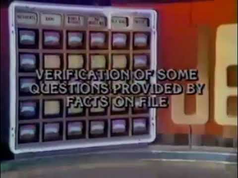 Jeopardy! closing credits, 4/6/88