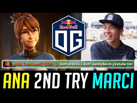 Ana second try MARCI - "Don't dive us." DOTA 2