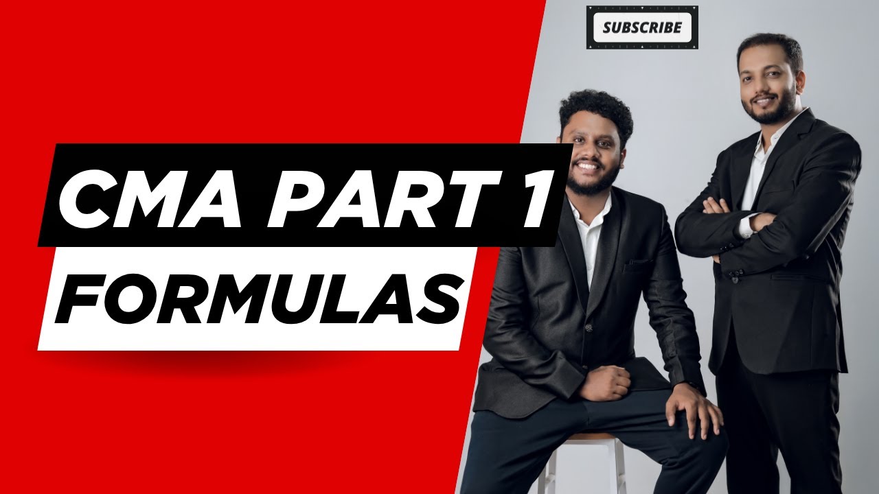 CMA USA Part 1 Formula PDF | Download Now ✅