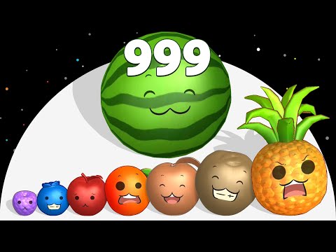 Max Level Fruit! - WATERMELON RUN 3D (Satisfying Mobile Game Runner)