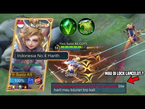 MAU DI LOCK MUSUH SAMPAI FEEDER ? Surzz AS HARITH RIP MMR ? TENANG ! HARITH TOP GLOBAL - MLBB