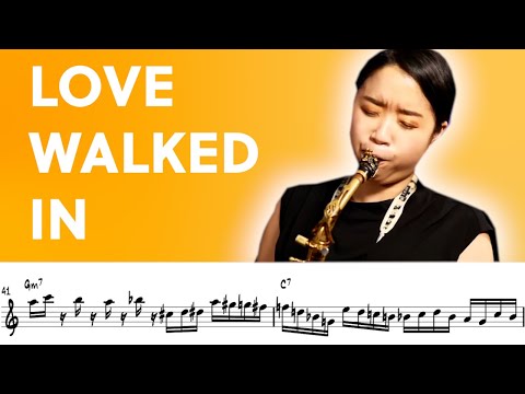 Erena Terakubo "Love Walked In" | ALTO SAX TRANSCRIPTION