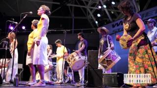 Aline Morales (and Maracatú Baque de Bamba) perform at Expressions of Brazil 2012