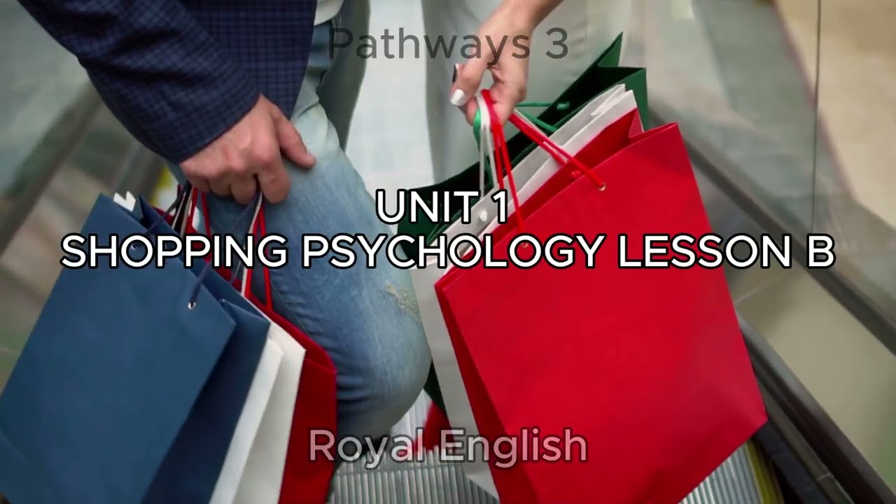 PATHWAYS 3 UNIT 1 SHOPPING PSYCHOLOGY LESSON B - YouTube video featuring the word crowded