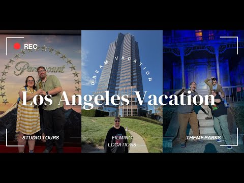 Movie Lovers Dream Los Angeles Vacation VLOG: Studio Tours, Filming Locations, Theme Parks, ETC…