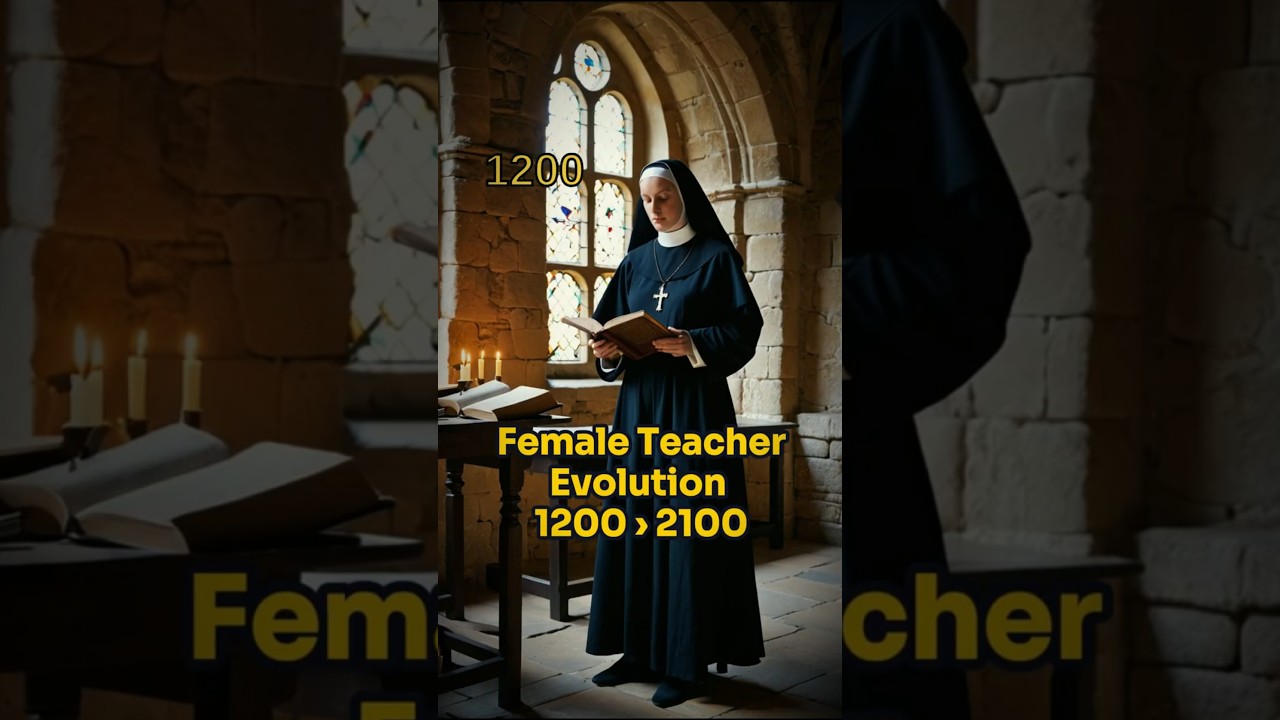 The Evolution of Female Teacher: 1200 to 2100!