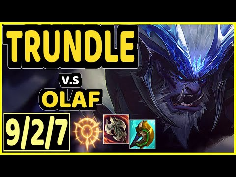 KANAVI (TRUNDLE) vs OLAF - 9/2/7 KDA JUNGLE GAMEPLAY - KR