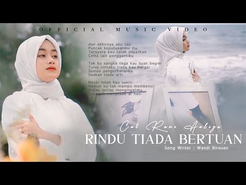 Cut Rani Auliza - RINDU TIADA BERTUAN (Official Music Video)