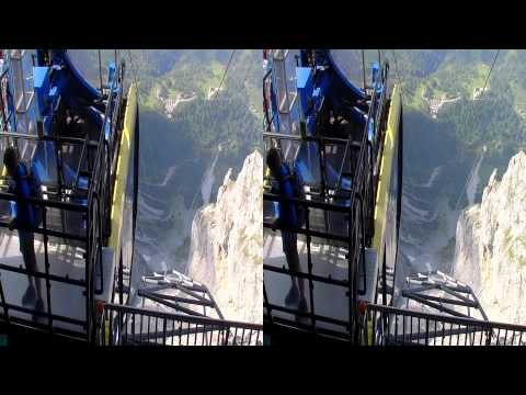 Real 3D VR: Auf der Seilbahn auf den Dachstein