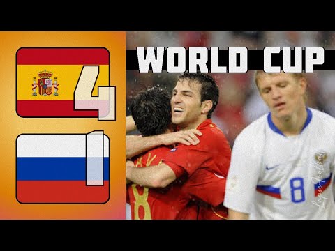 Spain 4 - 1 Russia | EURO 2008 | Highlights