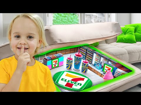 Chris Built a SECRET 7-11 in his Room!