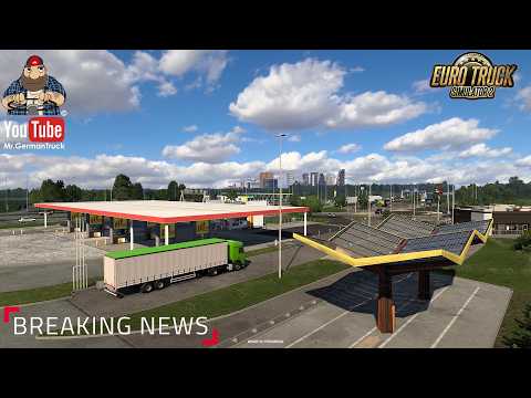 Euro Truck Simulator 2 - Benelux Rework: Raststätten und Tankstellen🔥