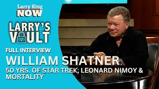 William Shatner on 50 Yrs. of Star Trek, Leonard Nimoy & Mortality