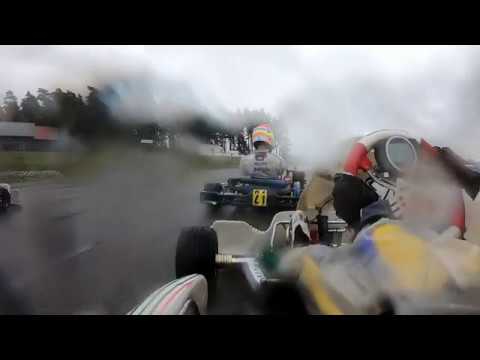 Onboard Kristianstad RACE 1 Iame Series Sweden Round 1