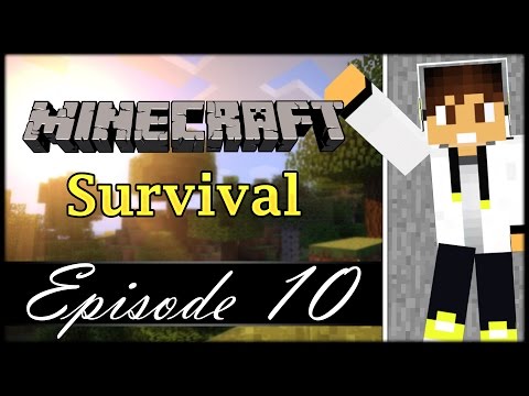 Minecraft Survival - Ep. 10 - Building a Mob Grinder! (Let's Play)