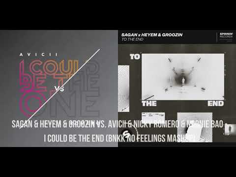 Sagan & Heyem & Groozin vs. Avicii & Nicky Romero & Noonie Bao - I Could Be The End (BNKK No Feel...