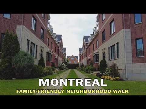 Montreal Family Friendly Neighborhood Evening Walk - Summer 2022