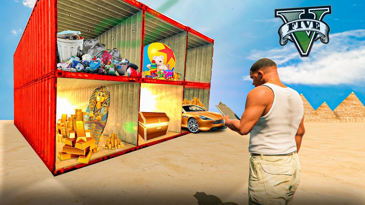 ABRIENDO CONTAINERS con TESOROS MILLONARIOS (GTA 5 MODS) - ElChurches