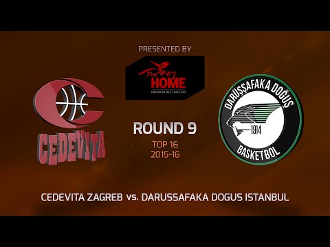 Highlights: Top 16, Round 9, Cedevita Zagreb 77-83 Darussafaka Dogus Istanbul