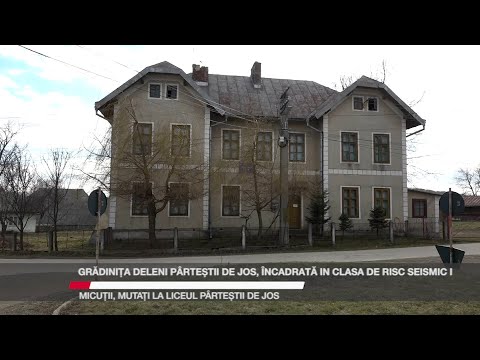 Grădinița Deleni din Pârteștii de Jos,  încadrată în clasa de risc seismic I